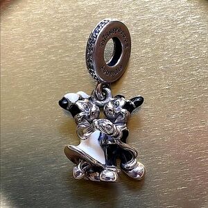 Authentic Pandora Disney Park Mickey and Minnie Dancing Charm